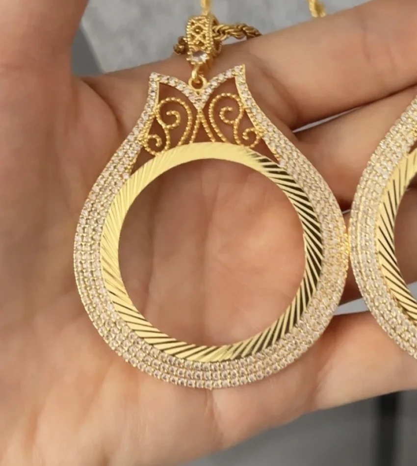 22 Ayar Lale Model Birlik (Reşat) Kolye Ucu