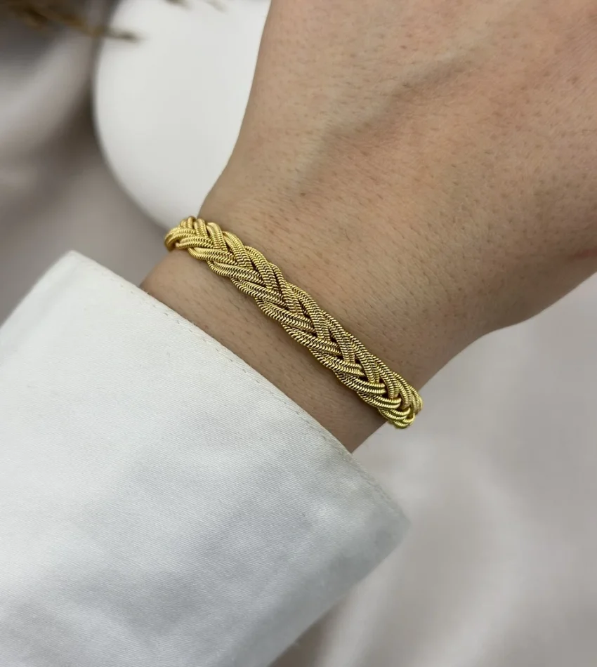 22 Ayar Örgü Bileklik