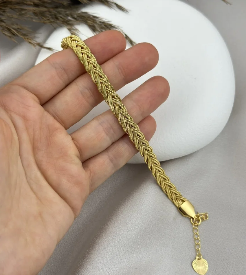 22 Ayar Örgü Bileklik