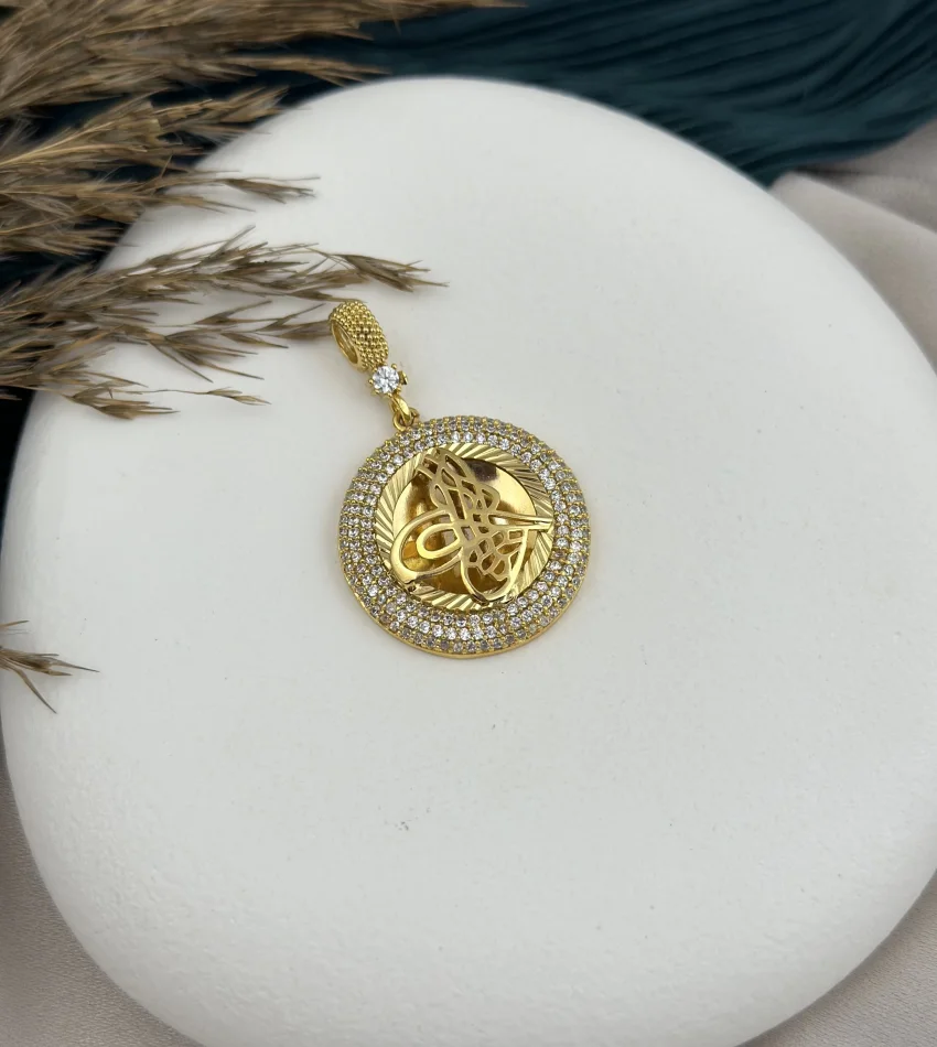 22 Ayar Tuğra Kolye Ucu