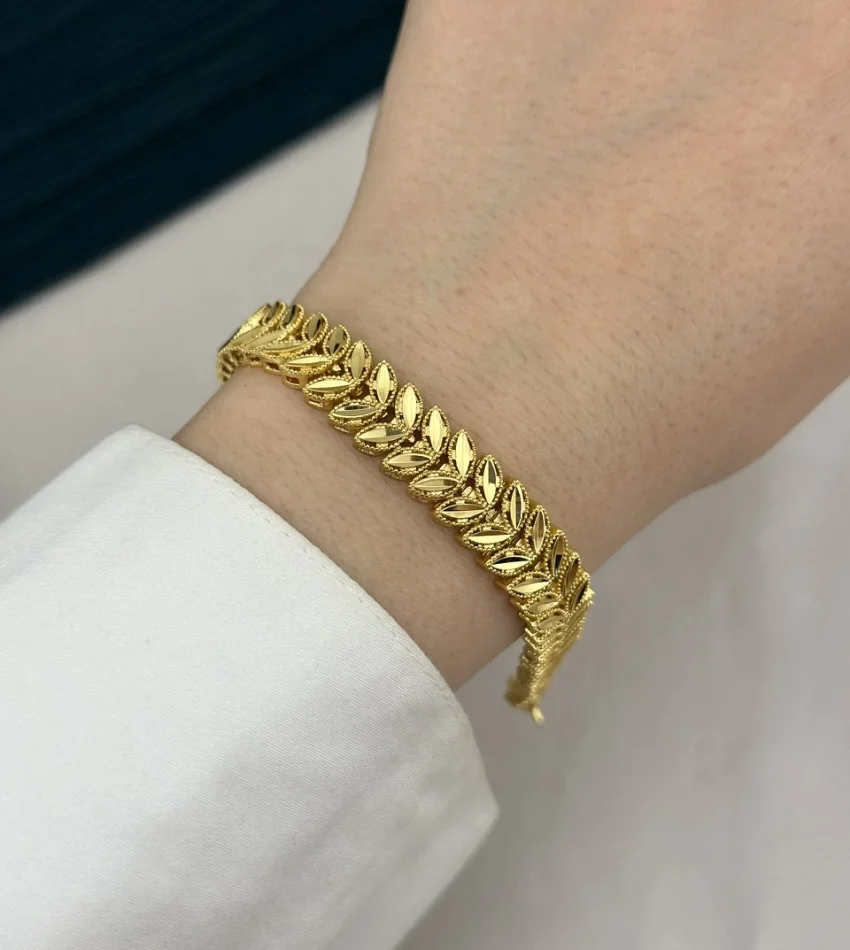 22 Ayar Zarif Başak Model Bileklik