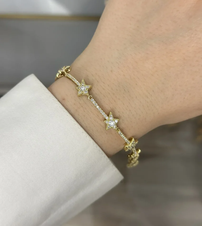 XP Gold P**dora Model Yıldız Bileklik