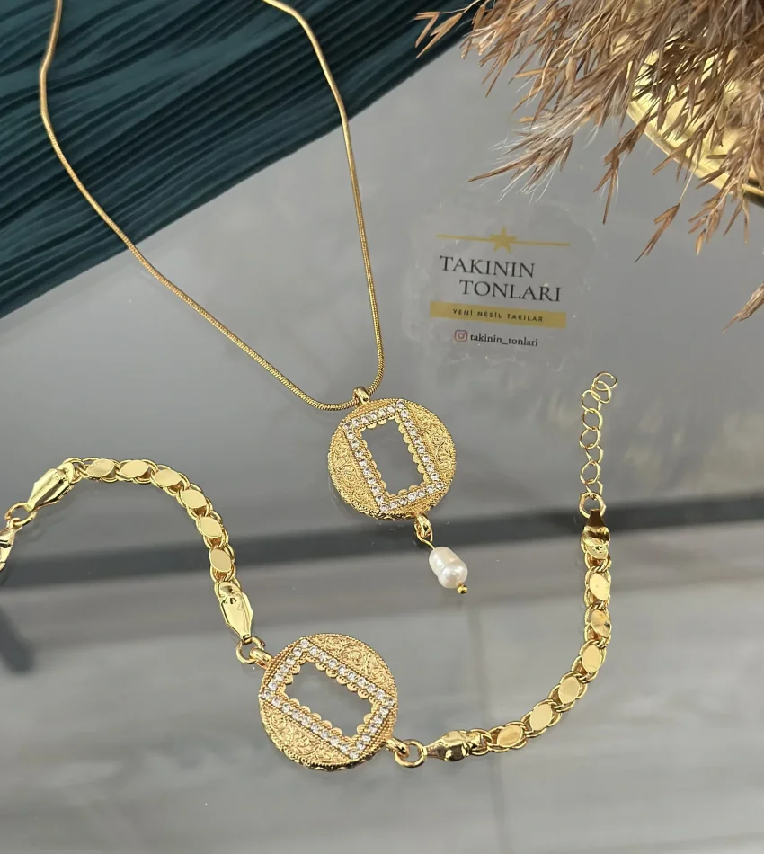 Yuvarlak Model Gram Altınlık Kolye-Bileklik (60 cm)