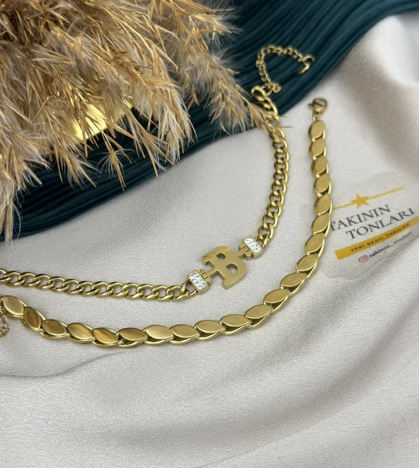 Arpa-Harf Bileklik Kombini