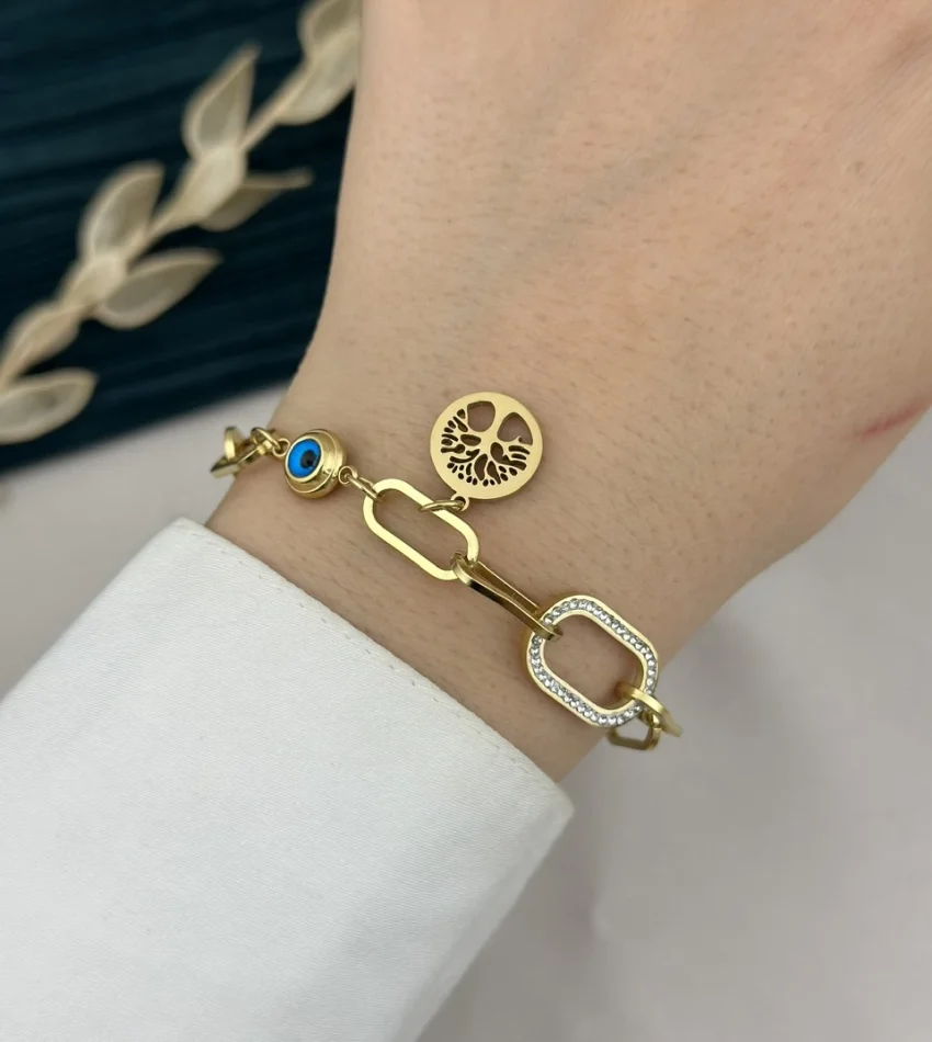 Nazarlı Hayat Ağacı Bileklik
