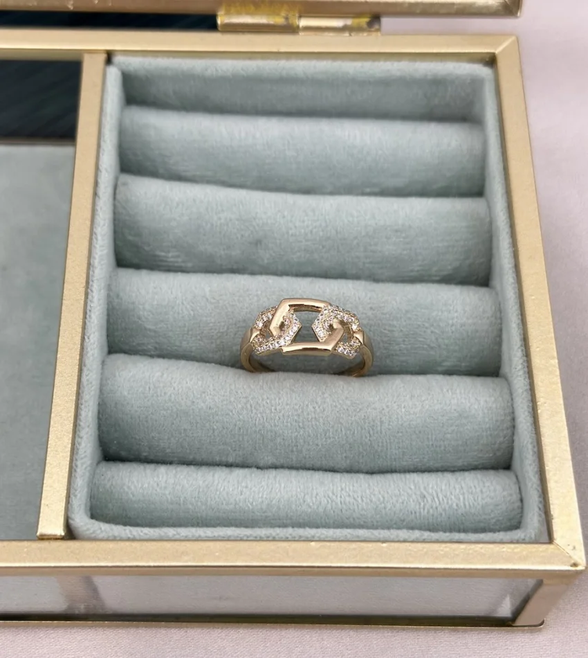 Xuping Marka Bakır Tonda Geçişli Yüzük (no8)