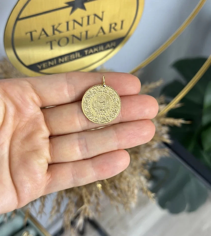 22 Ayar Kulplu Yarım Altın (İmitasyon)