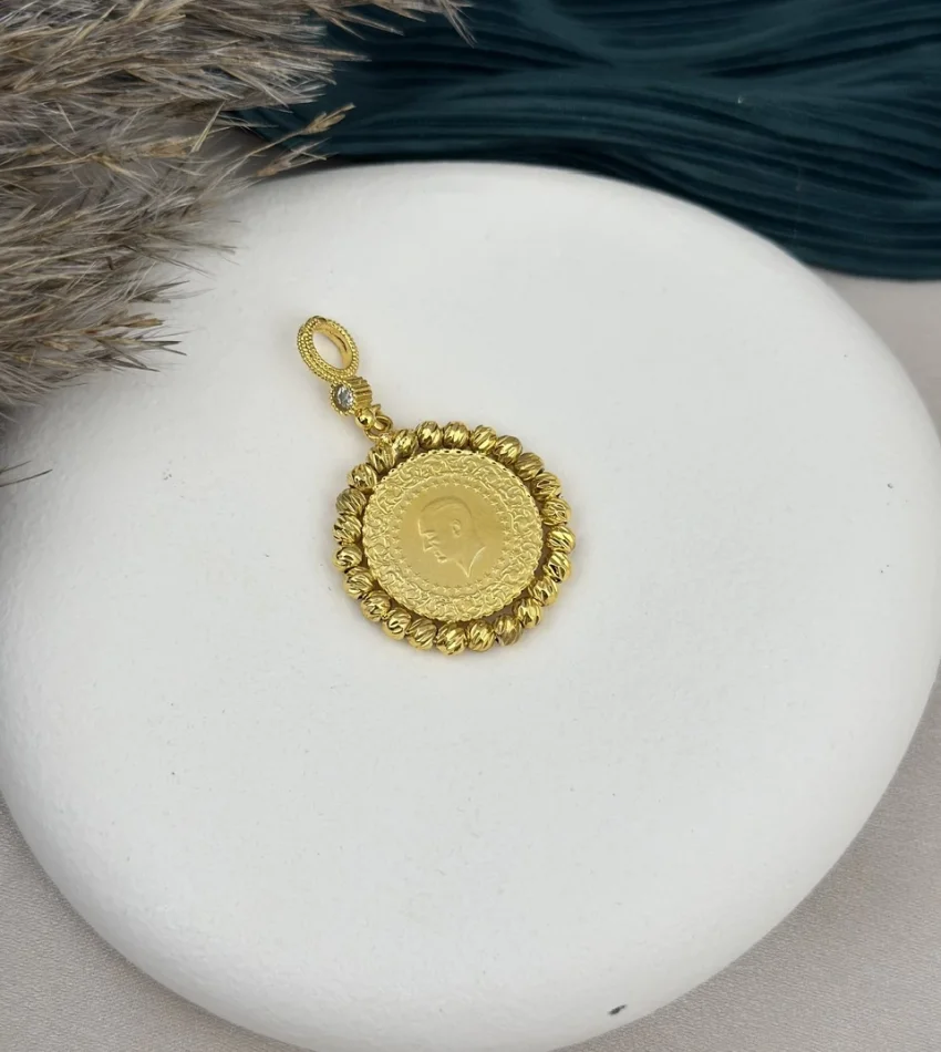 22 Ayar Dorikalı Yarım Altın Görünümlü Uç