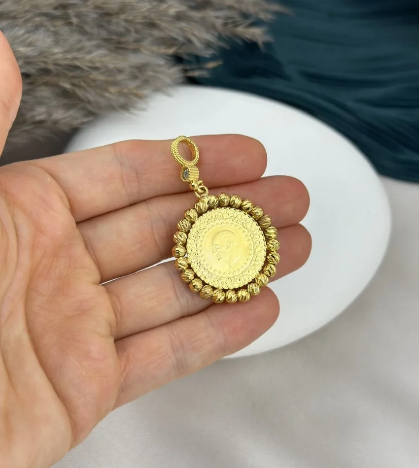 22 Ayar Dorikalı Yarım Altın Görünümlü Uç