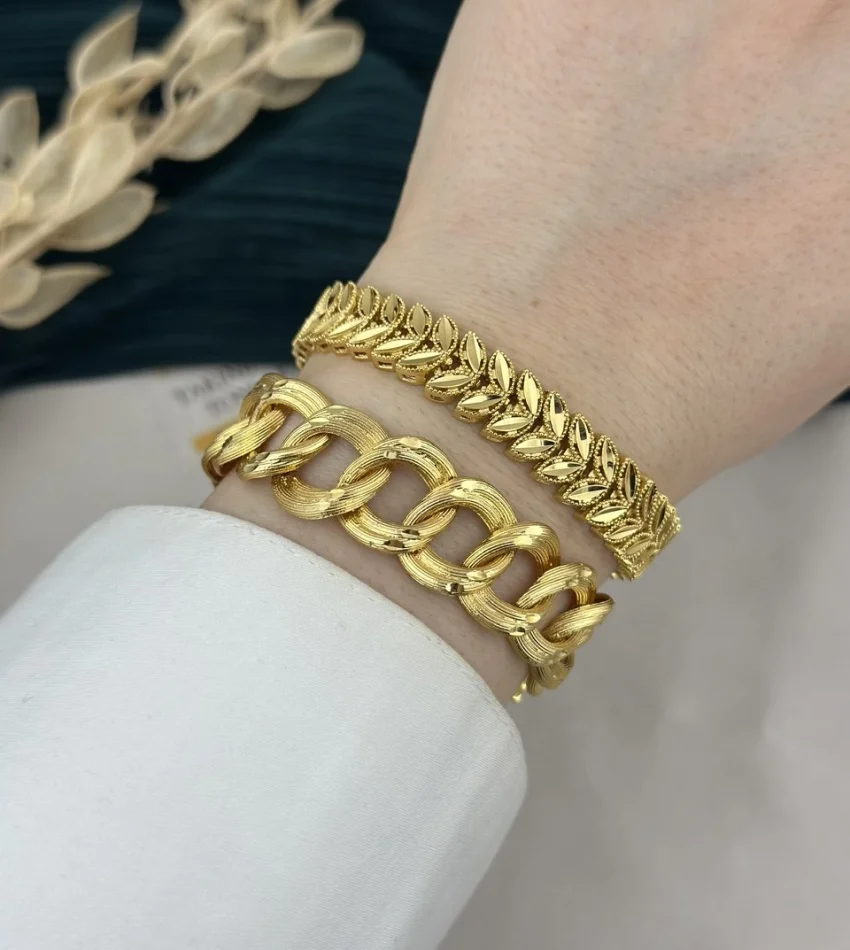 22 Ayar Samanyolu-Başak Bileklik Kombini