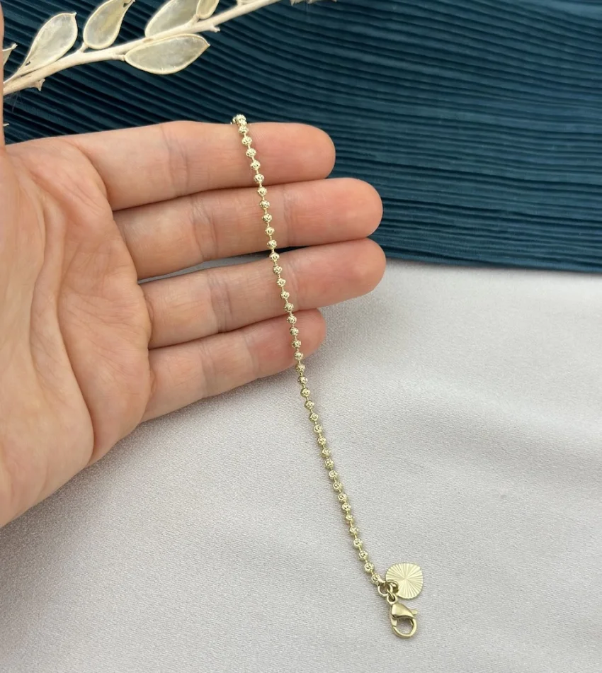 14K Zarif Dorika XP Vip Bileklik (16+3 cm)