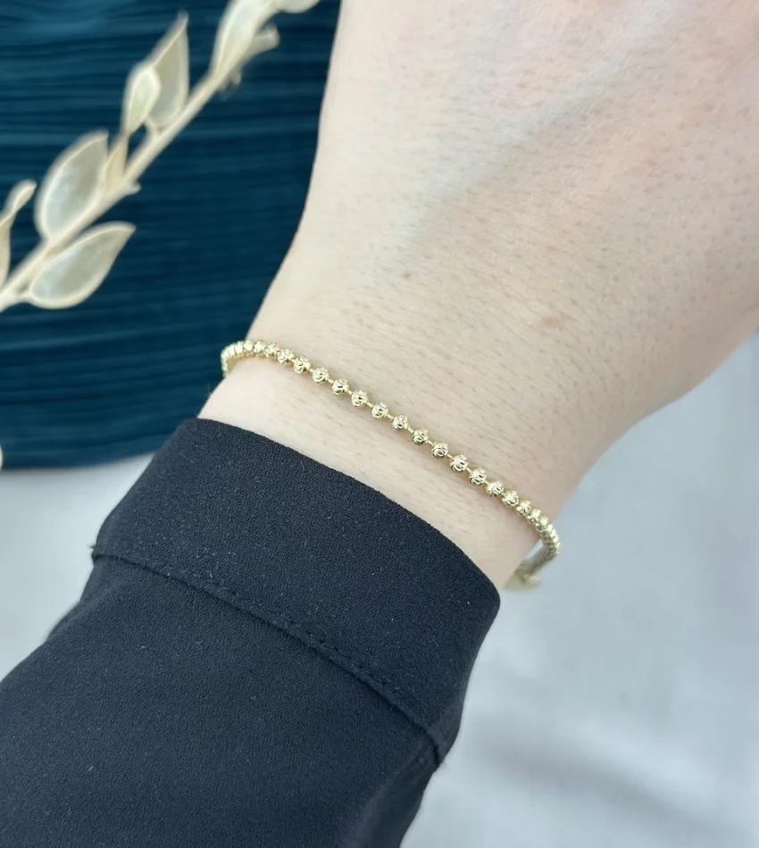 14K Zarif Dorika XP Vip Bileklik (16+3 cm)