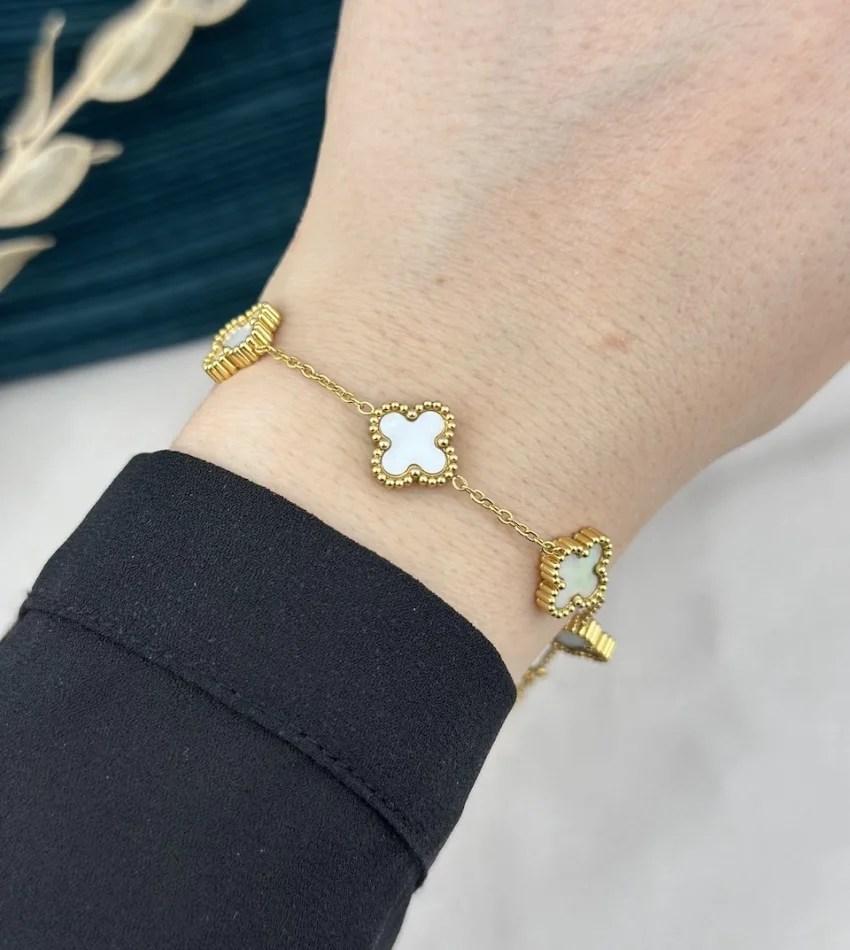 Sedefli Marka Detay Bileklik