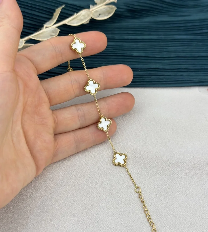 Sedefli Marka Detay Bileklik