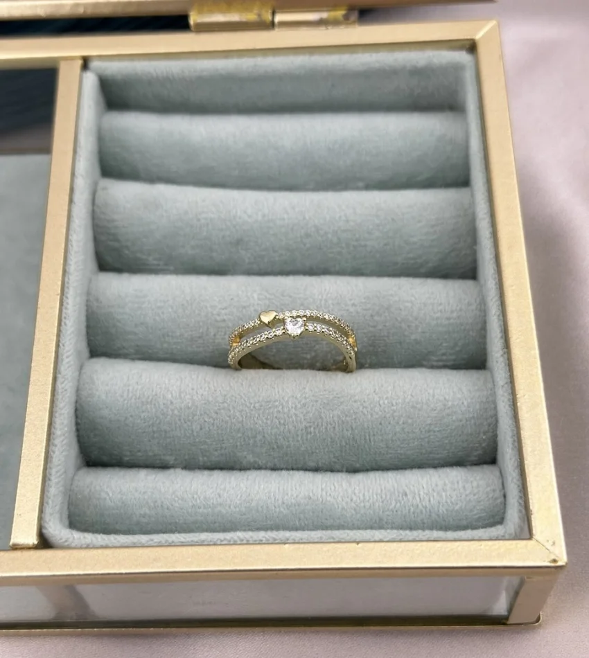 Zarif Kalpli İkili Görünüm XP Yüzük