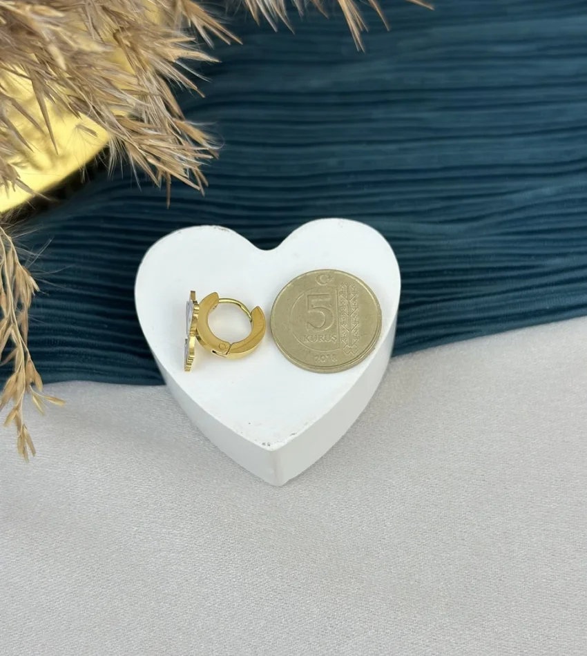 Mor Ceylan Çocuk Küpesi