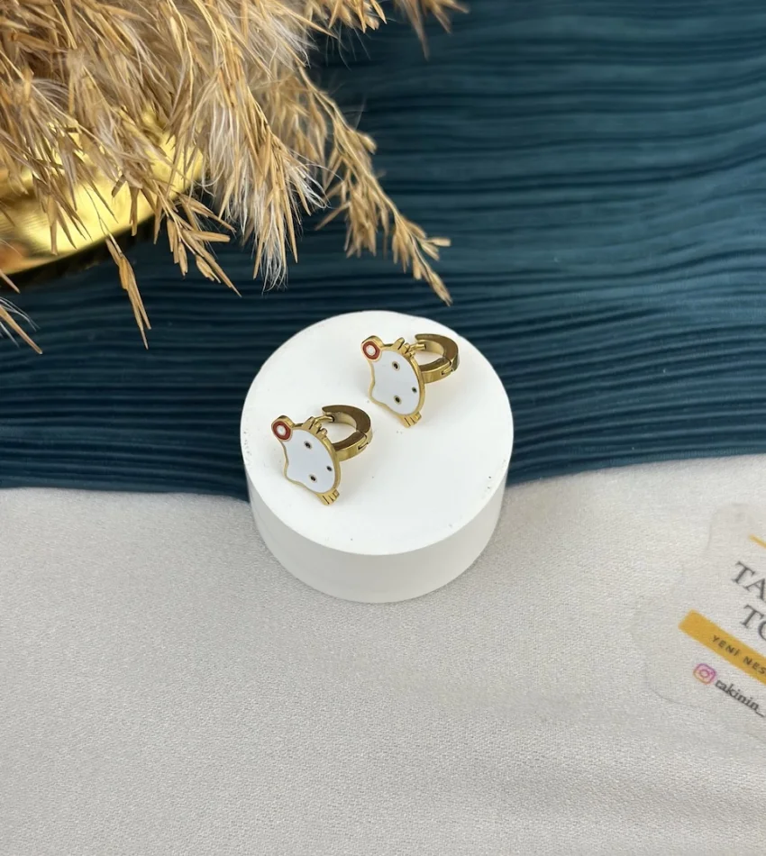 Hello Kitty Çocuk Küpesi