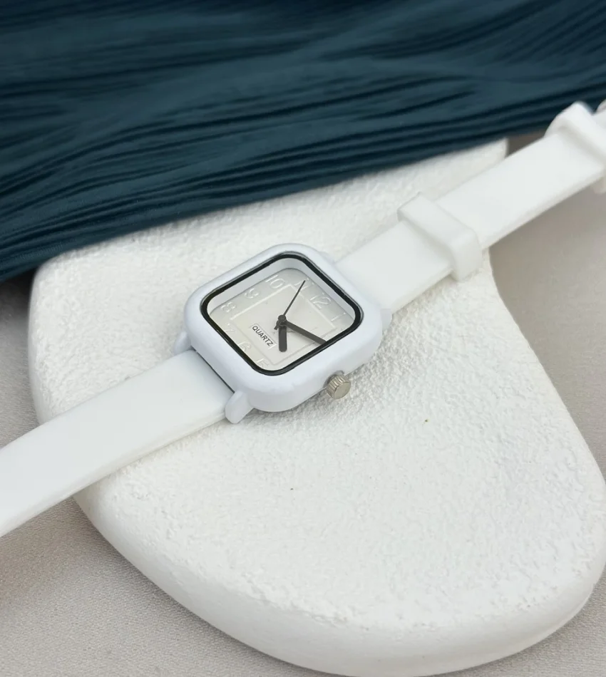 Anime Beyaz Silikon Saat