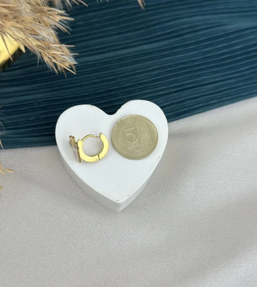 Renkli Prenses Tacı Çocuk Küpe