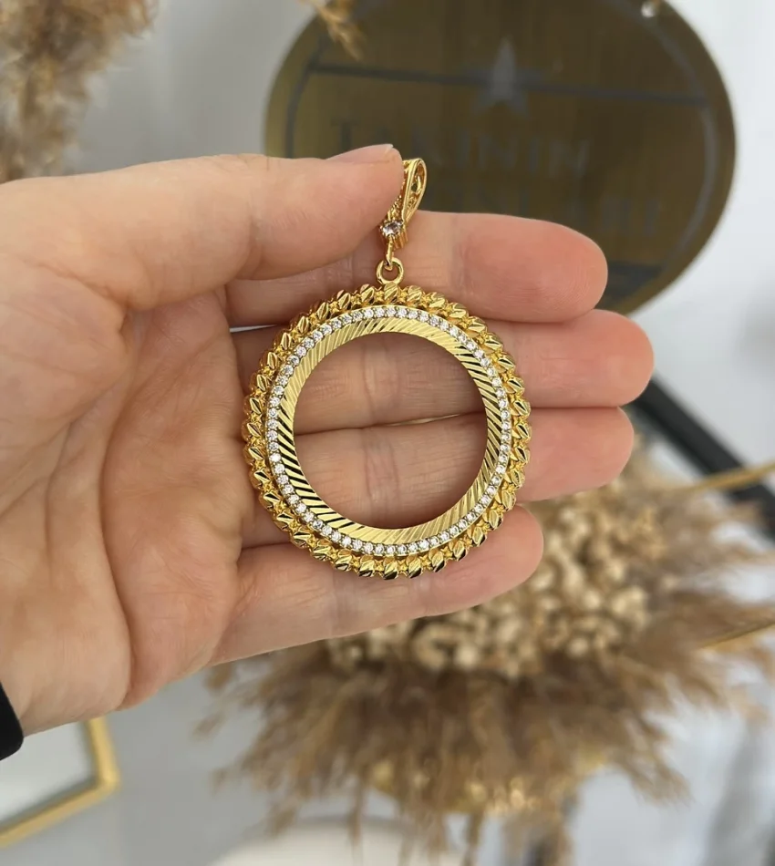 22 Ayar Dorikalı Tam Altınlık Kolye Ucu