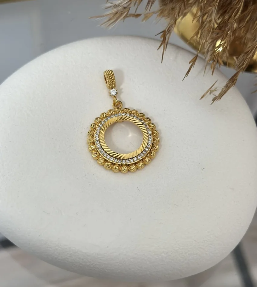 22 Ayar Dorikalı Çeyrek Altınlık Kolye Ucu