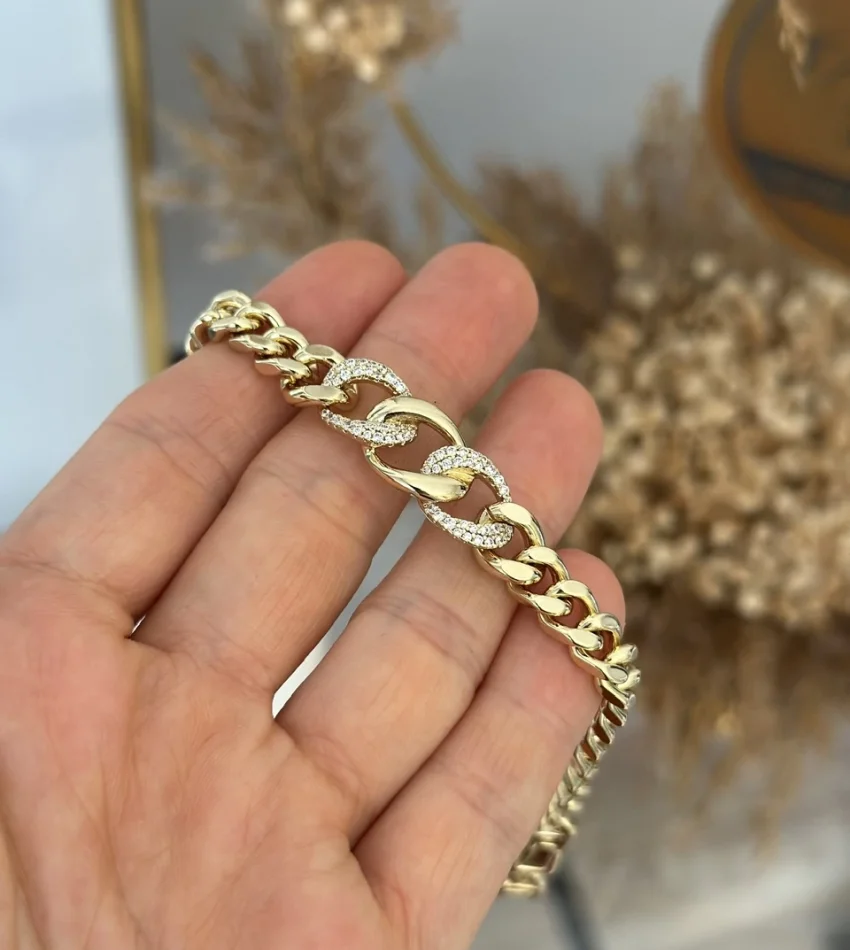 Taşlı Gurmet Detaylı XP Bileklik