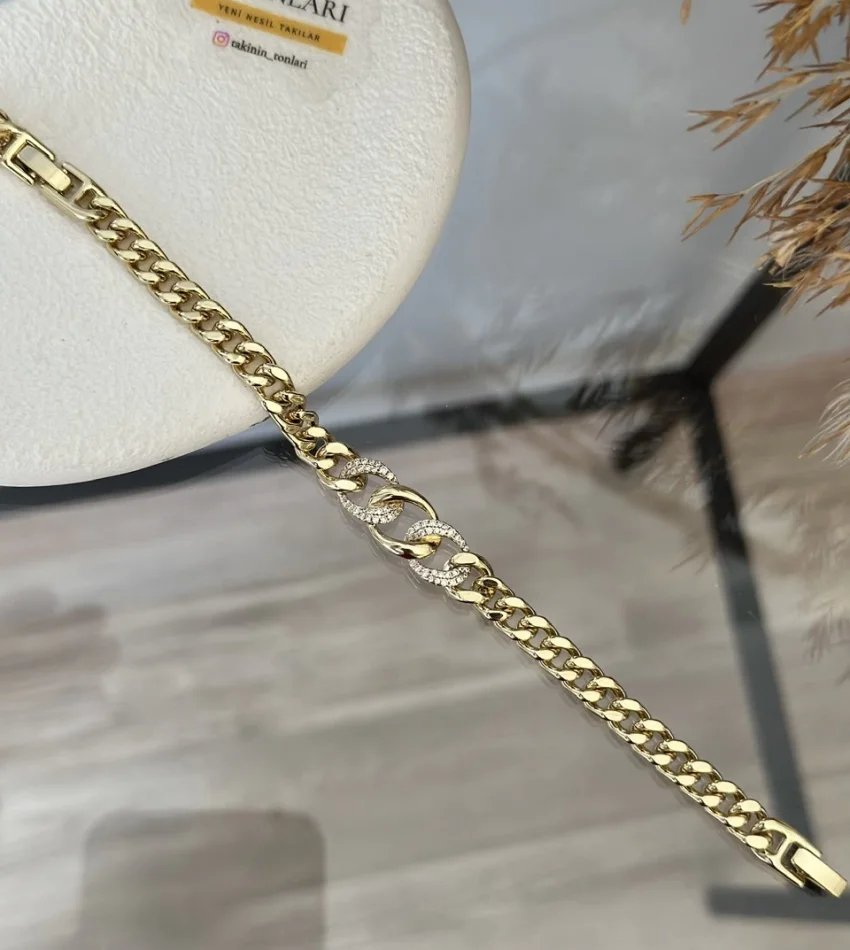 Taşlı Gurmet Detaylı XP Bileklik
