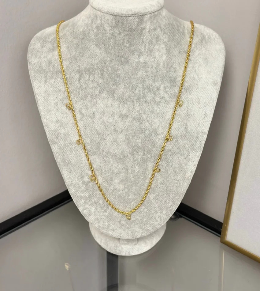 7’si Bir Yerde Kulplu Zincir (80 cm)