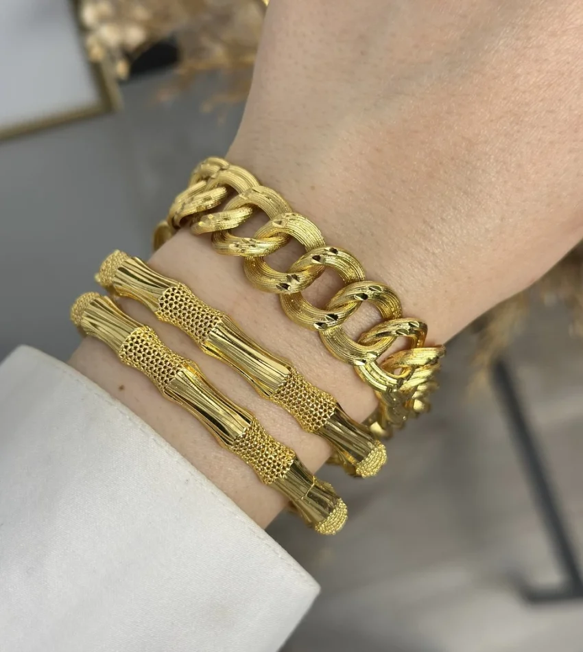 Samanyolu Ve Telkari Bilezik Kombini