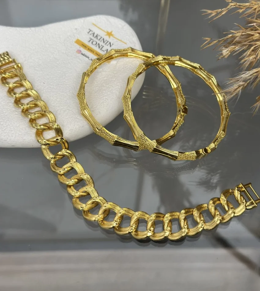 Samanyolu Ve Telkari Bilezik Kombini