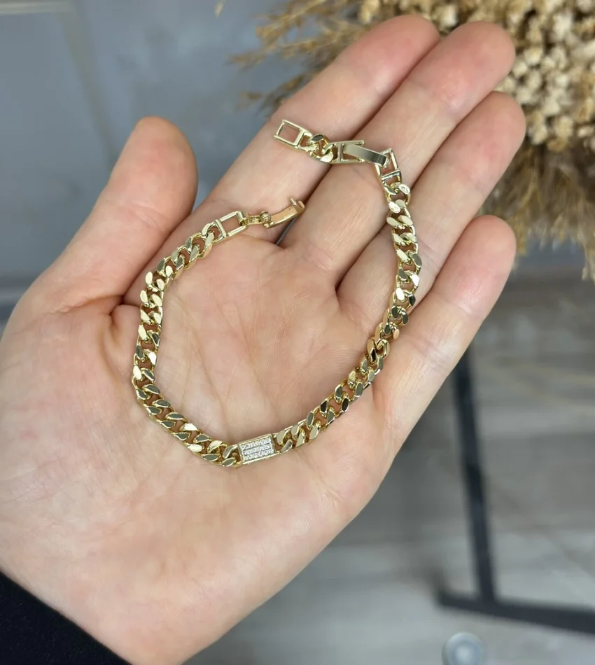 XP Gold Gurmet Görünüm Zarif Zincir Bileklik