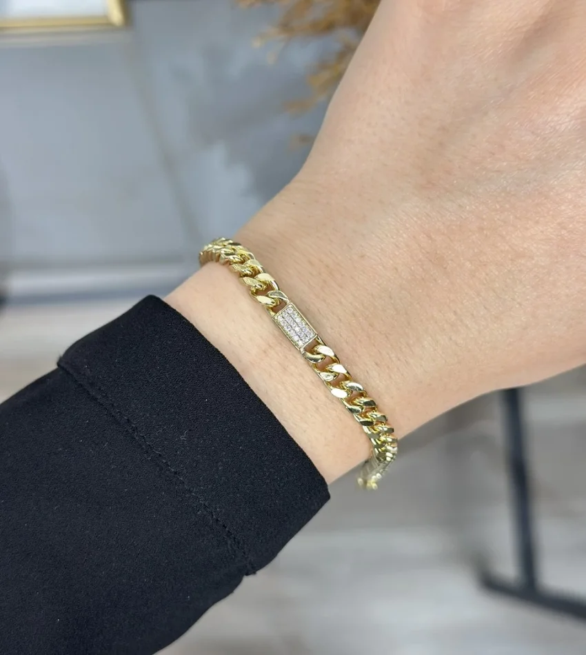 XP Gold Gurmet Görünüm Zarif Zincir Bileklik