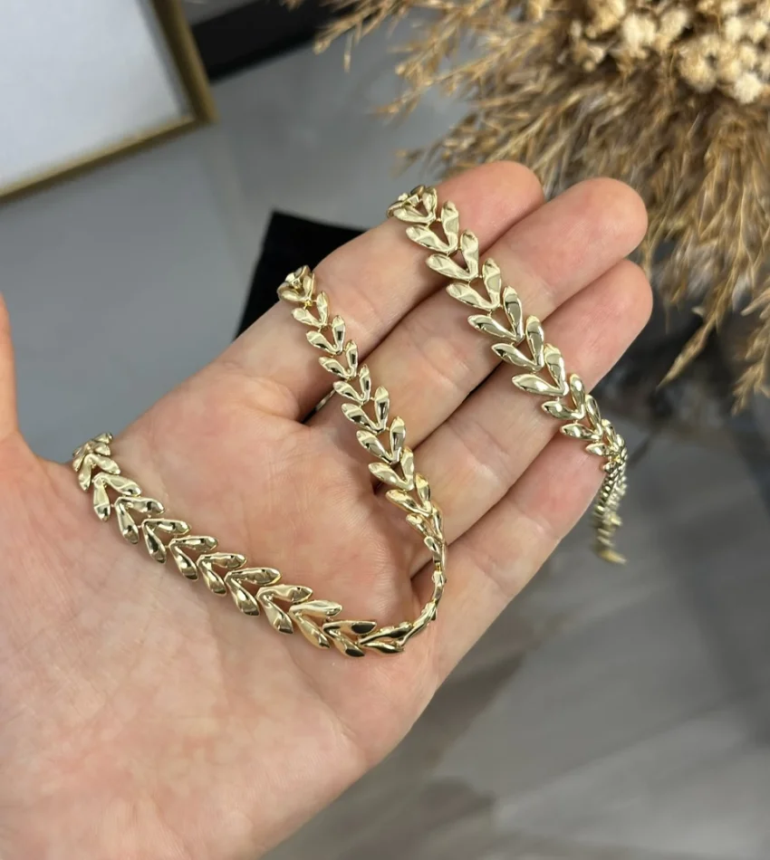 XP Gold Başak Model Kolye-Bileklik Kombini