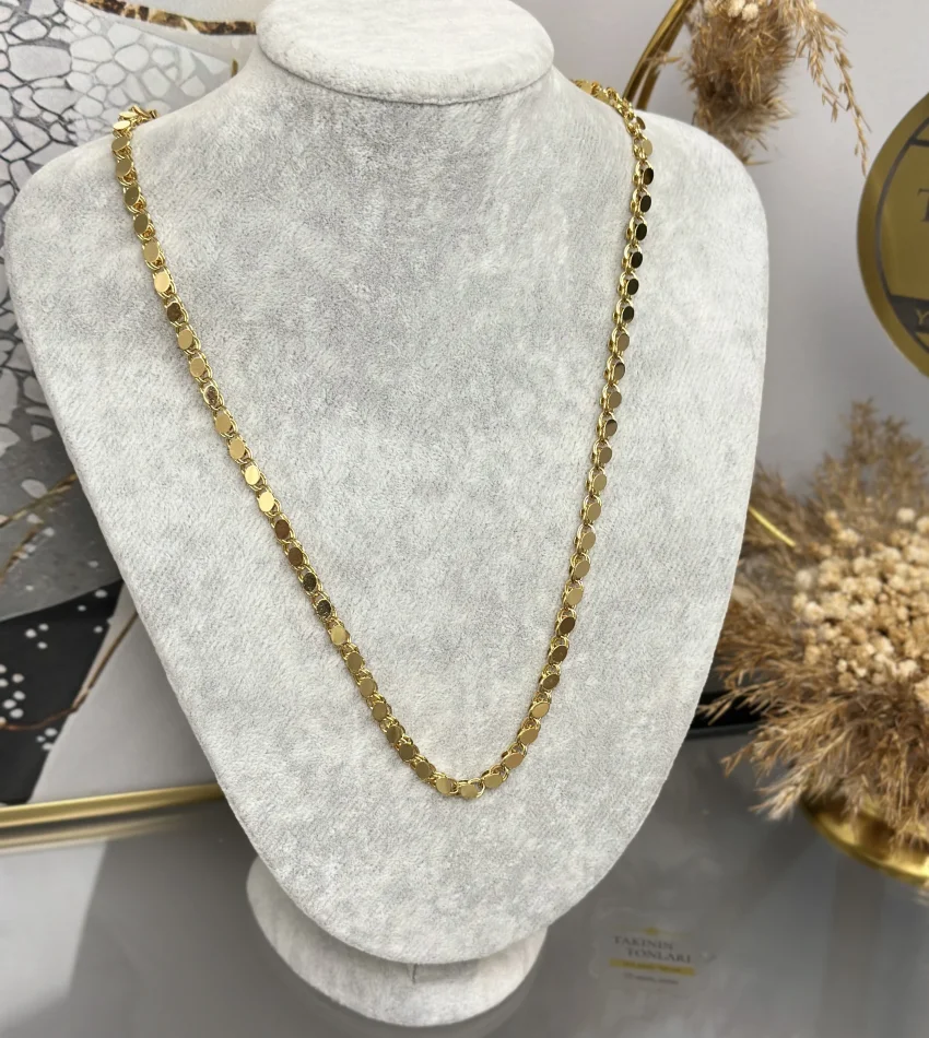 22 Ayar Arpa Kolye (60 cm)