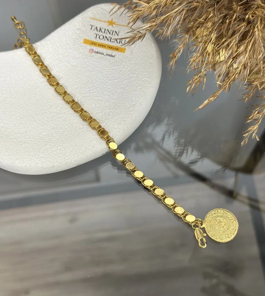 22 Ayar Çeyrekli Arpa Bileklik