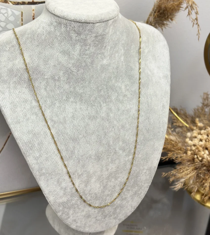 Çelik Zarif Singapur Kolye (60+5 cm)