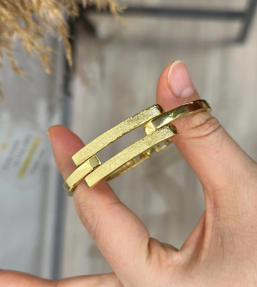 22 Ayar Kumlu Kaburga Kelepçe (19 cm)