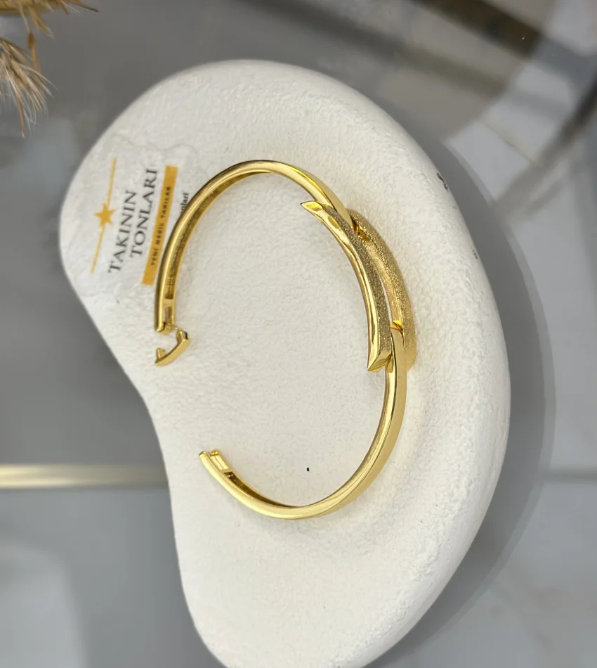 22 Ayar Kumlu Kaburga Kelepçe (19 cm)