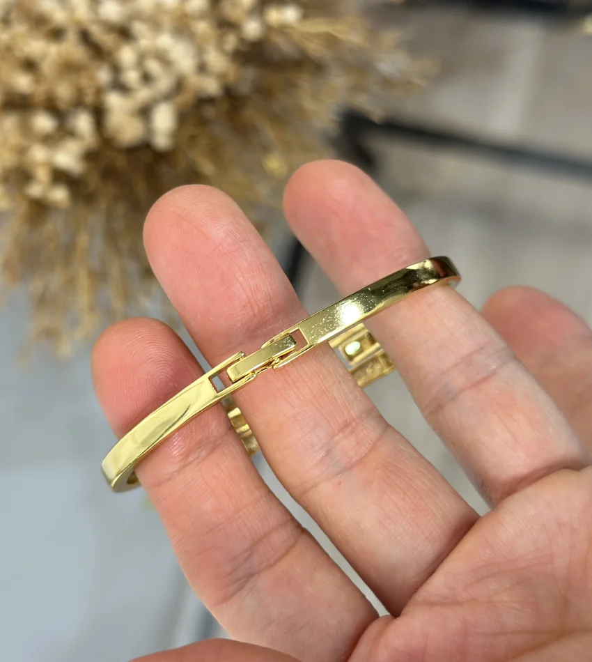 22 Ayar Kumlu Kaburga Kelepçe (19 cm)