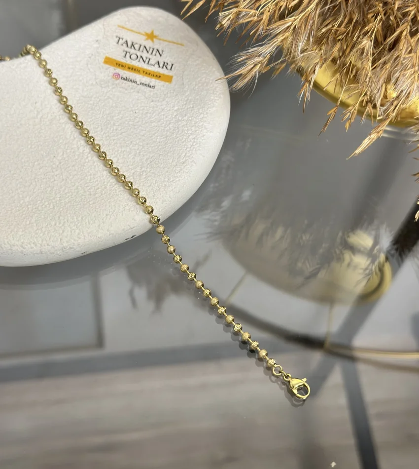 XP Gold Dorikali Kumlu Bileklik (19.5 cm)