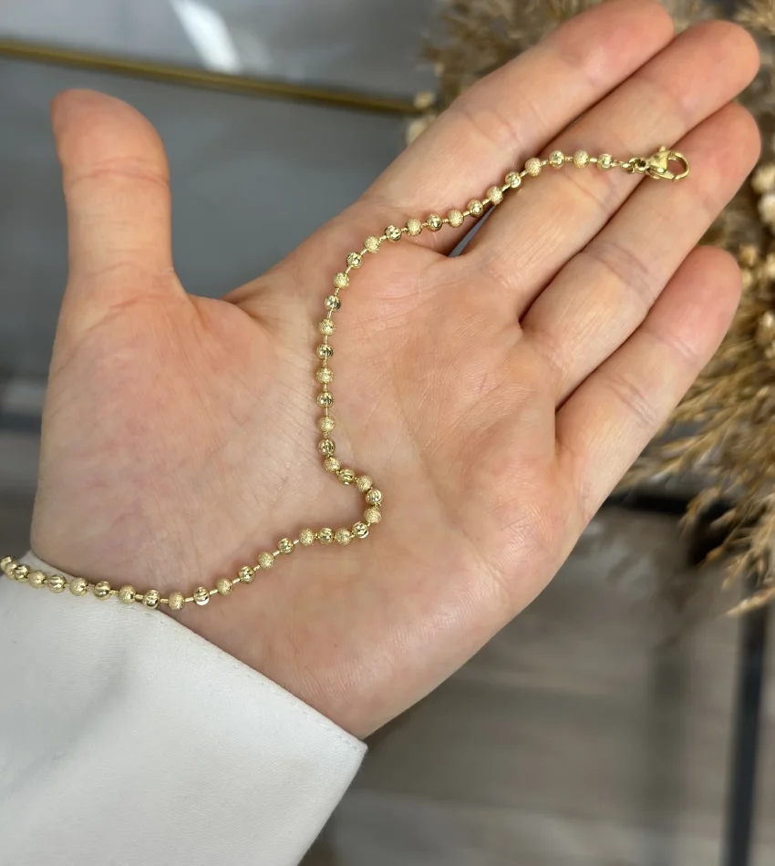 XP Gold Dorikali Kumlu Bileklik (19.5 cm)