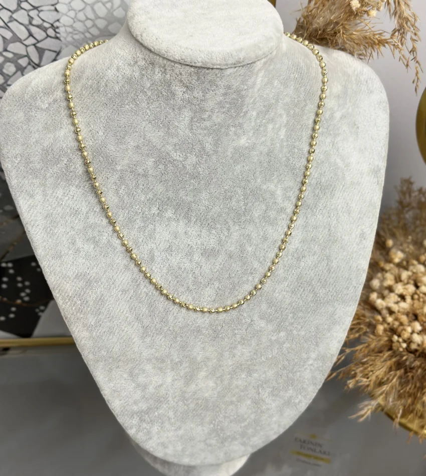 XP Gold Dorikalı Kumlu Kolye (49 cm)