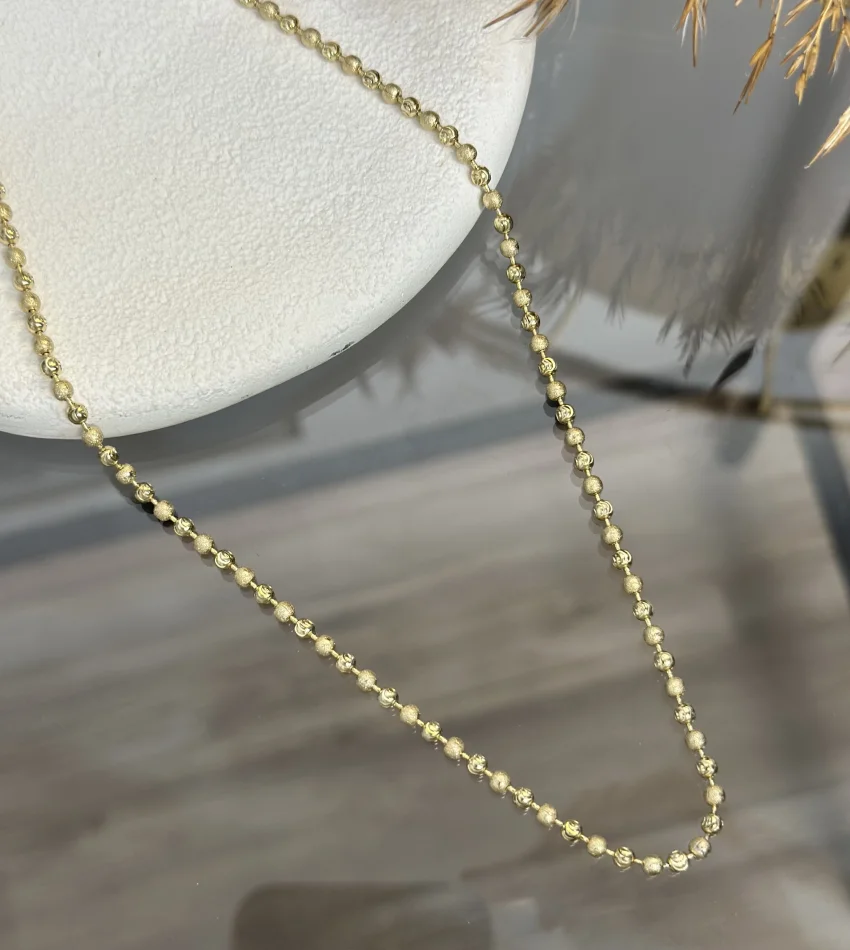 XP Gold Dorikalı Kumlu Kolye (49 cm)