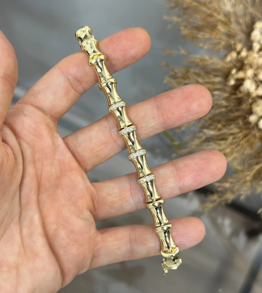 XP Gold Trend Kemik Model Bileklik (17+2 cm)