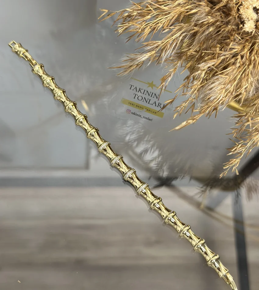 XP Gold Trend Kemik Model Bileklik (17+2 cm)