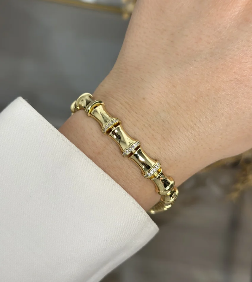 XP Gold Trend Kemik Model Bileklik (17+2 cm)