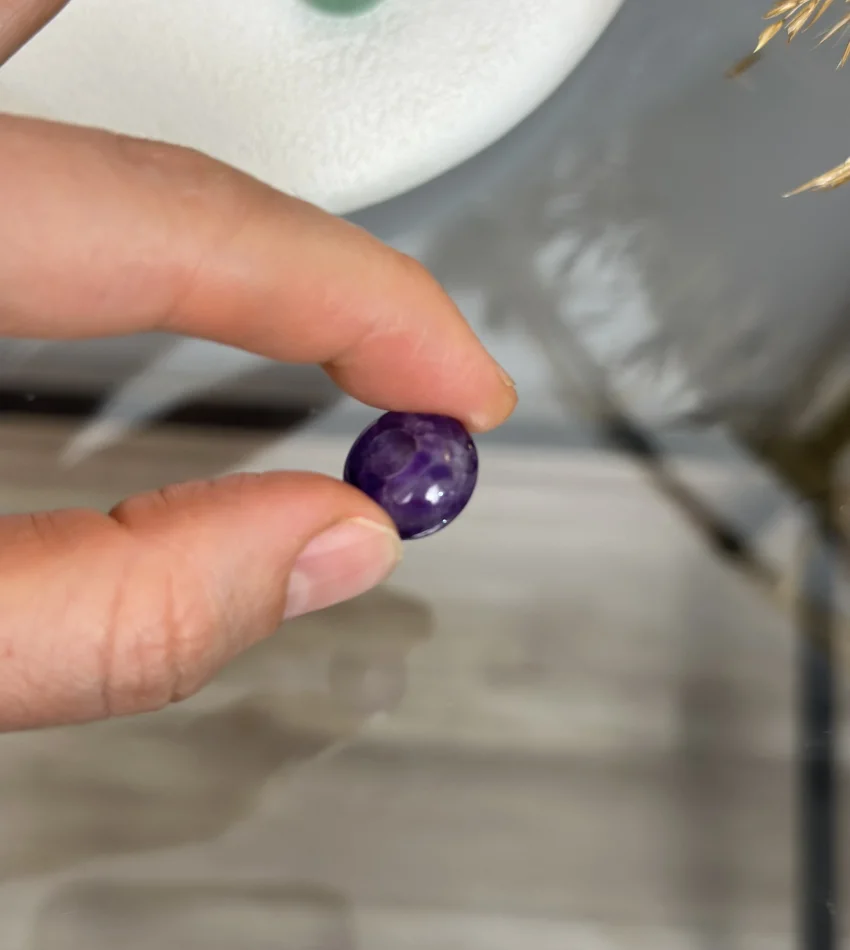 Doğal Taş Daire Boncuklar