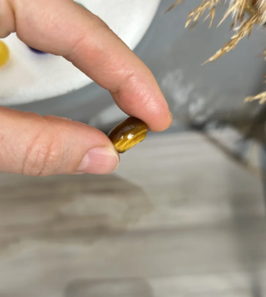 Doğal Taş Daire Boncuklar