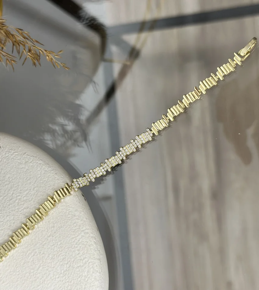 XP Gold Taşlı Ritim Bileklik