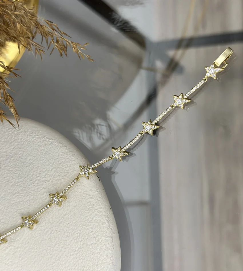 XP Gold P**dora Model Yıldız Bileklik